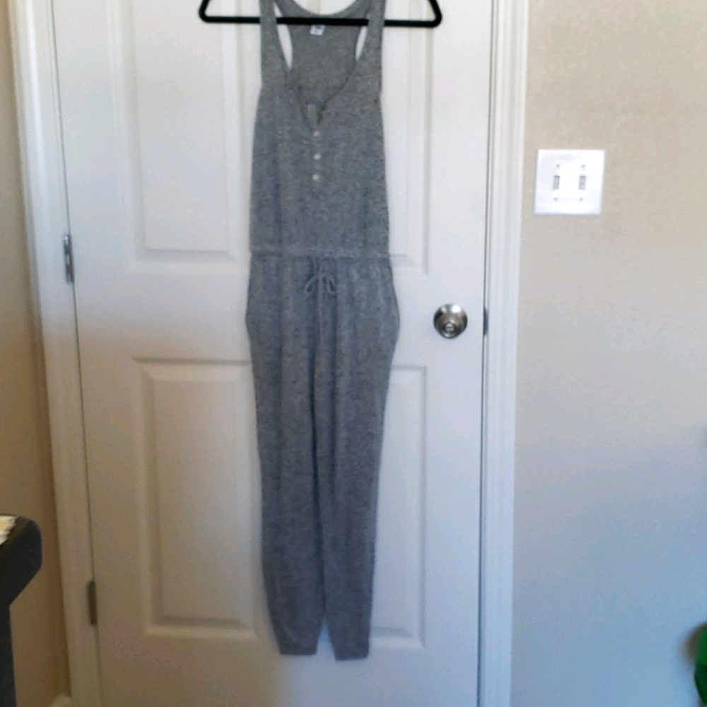 Racer back jumpsuit